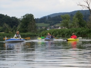 Fahrt auf den Regen